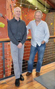 Dan Cauthorn and Rich Johnston, Founders of the Vertical Club, now known as the Vertical World.